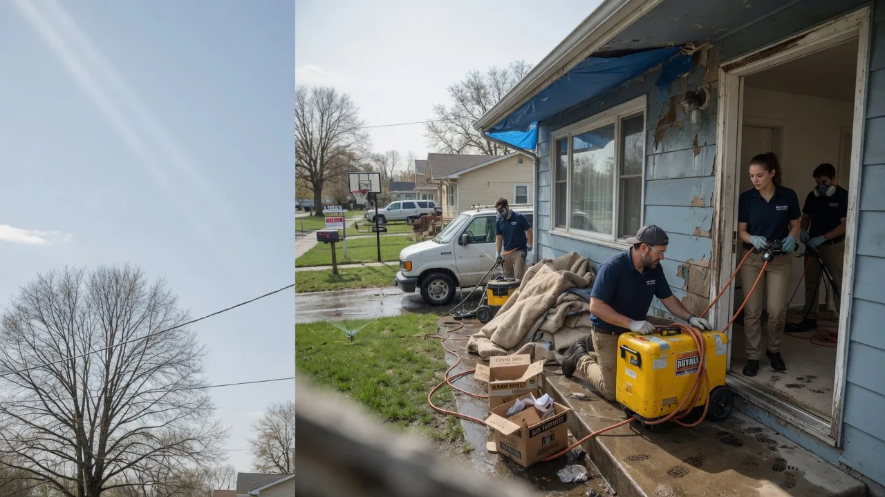 Basement Flood Cleanup in Wellington, MO near me
